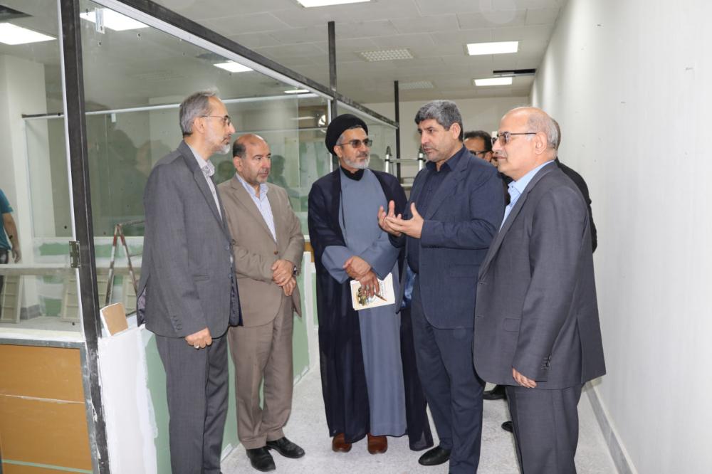 بازدید معاون فرهنگی و اجتماعی معاون اول رییس جمهور از روند ساخت خانه فرهنگ دانشگاه مازندران