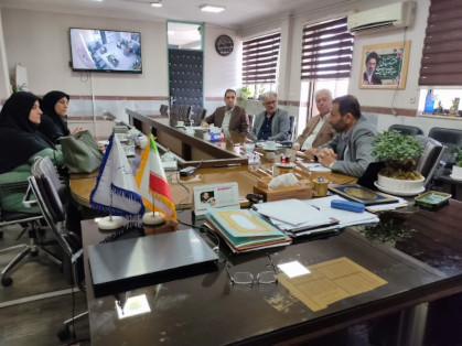  جلسه با رئیس اداره آموزش و پرورش شهرستان بابلسر  با حضور مدیران واحد های مختلف دانشگاه